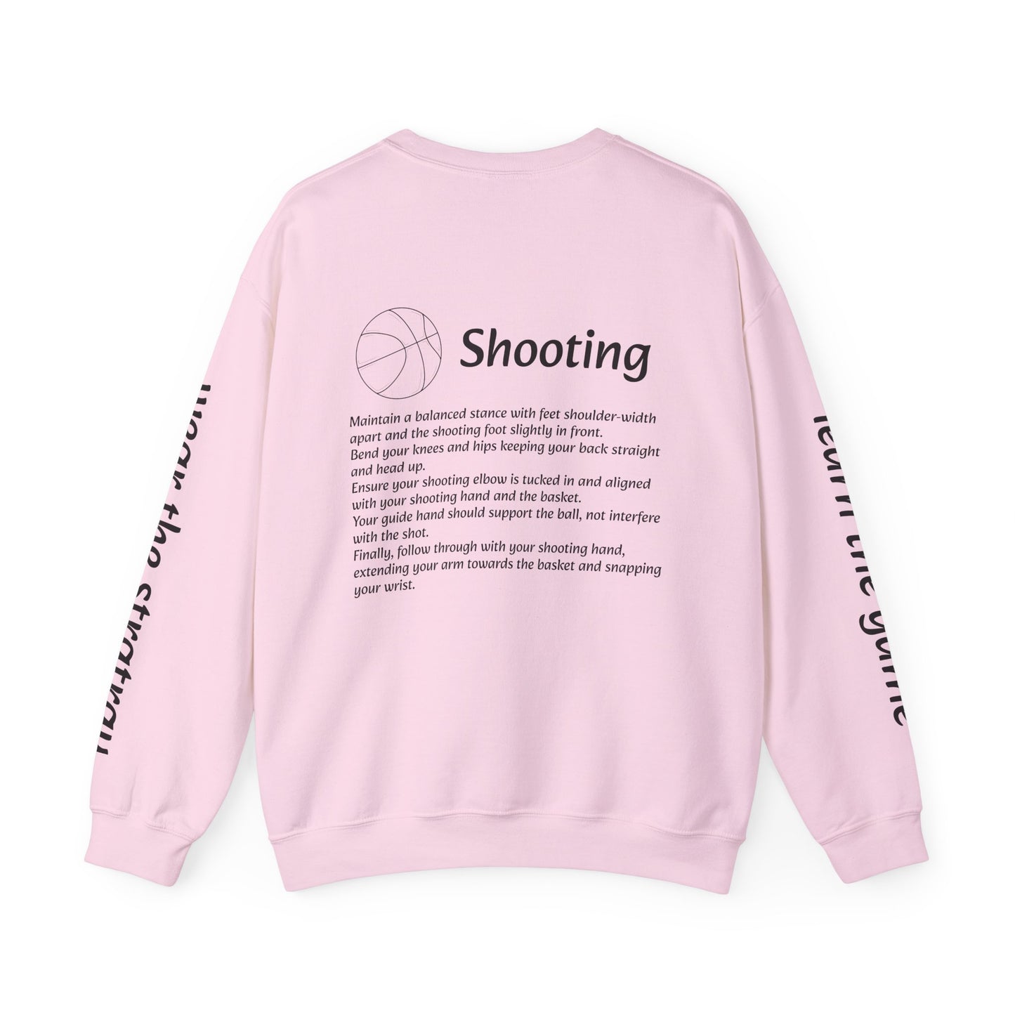 Unisex Heavy Blend™ Crewneck with Shooting Design.
