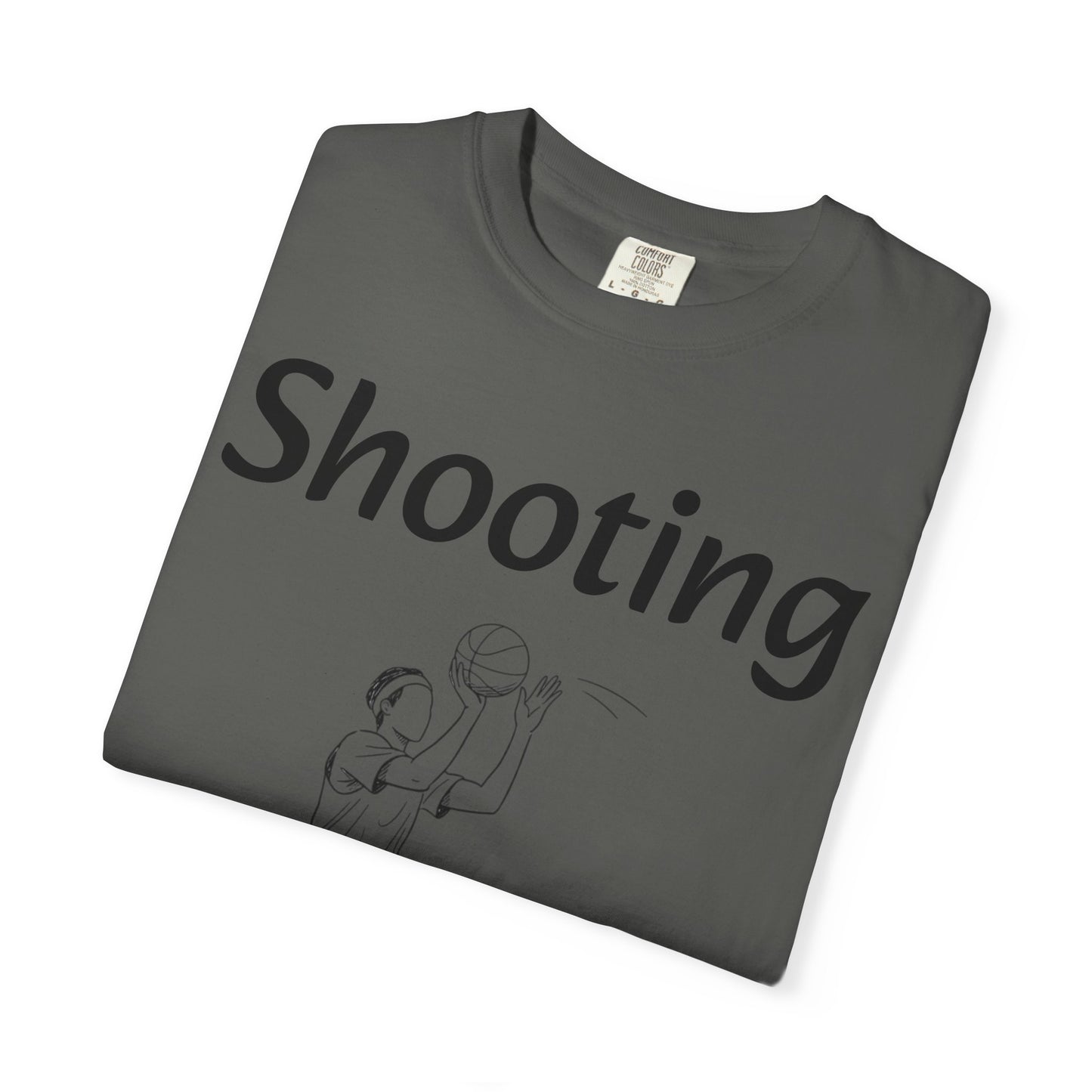 Unisex Athletic Tee with Shooting Design