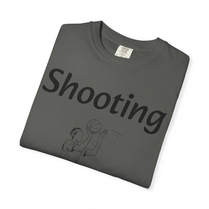 Unisex Athletic Tee with Shooting Design
