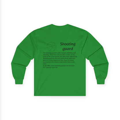 Shooting Guard Unisex Long Sleeve Shirt.