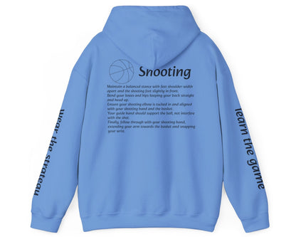 Unisex Heavy Blend Sweatshirt with Shooting Design.