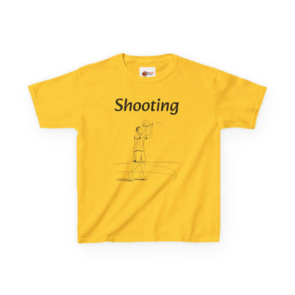 Kids Shooting Tee for Young Athletes.