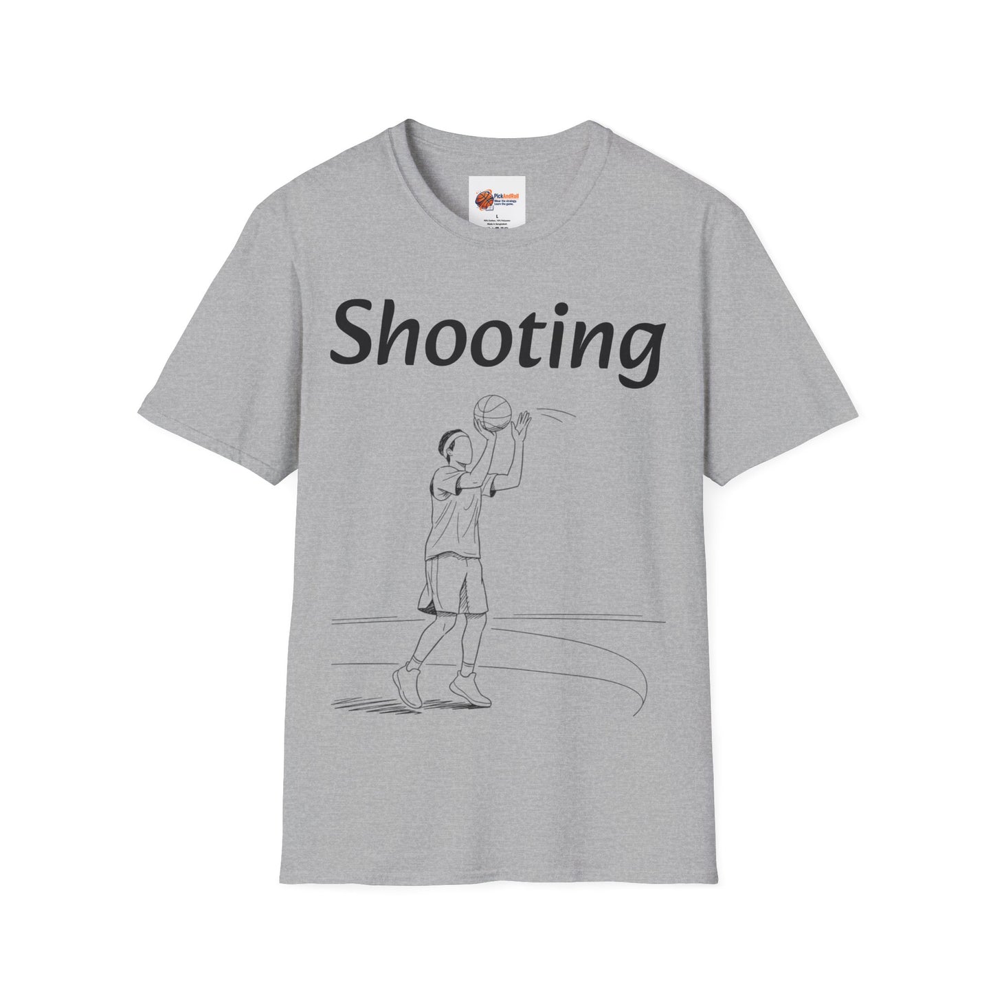 Unisex Graphic Tee with Shooting Design
