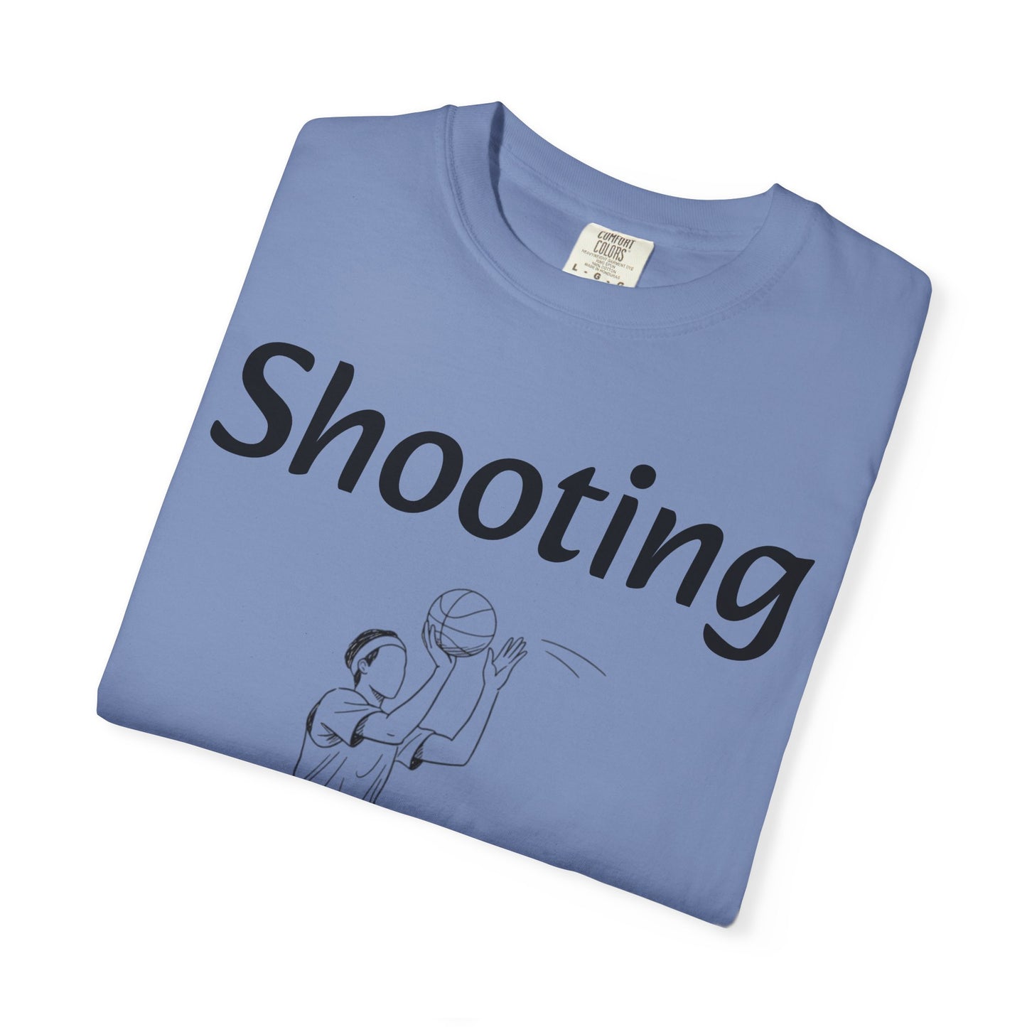 Unisex Athletic Tee with Shooting Design