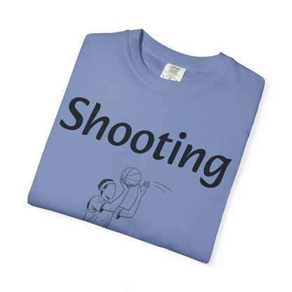 Unisex Athletic Tee with Shooting Design