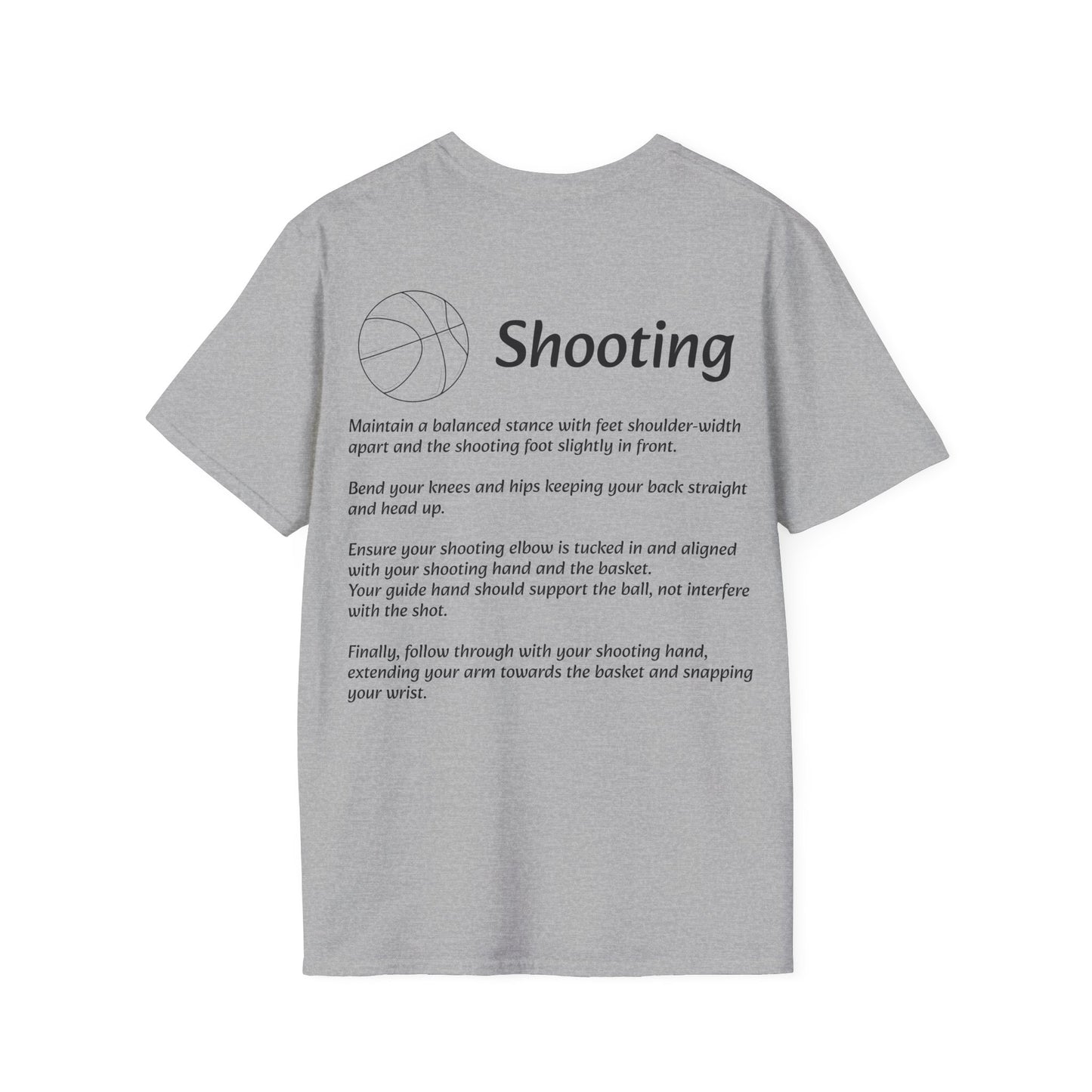Unisex Graphic Tee with Shooting Design