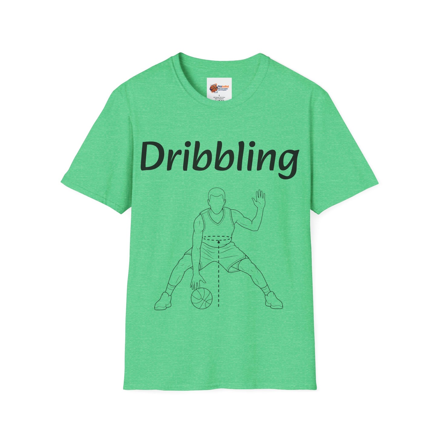 Unisex Graphic Tee with Dribbling Design