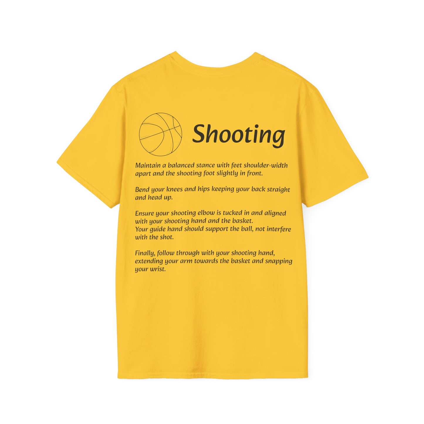 Unisex Graphic Tee with Shooting Design