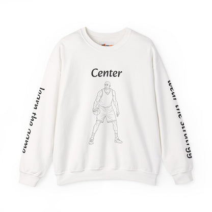 Unisex Heavy Blend™ Crewneck Center.