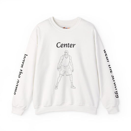 Unisex Heavy Blend™ Crewneck Center.