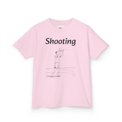 Kids Shooting Tee for Young Athletes.