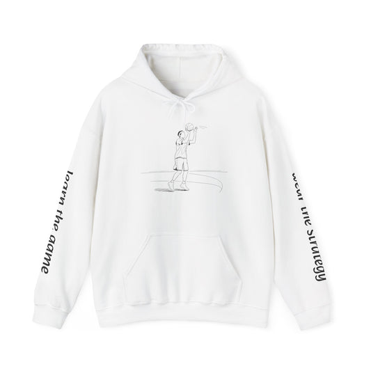Unisex Heavy Blend Sweatshirt with Shooting Design.