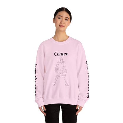 Unisex Heavy Blend™ Crewneck Center.