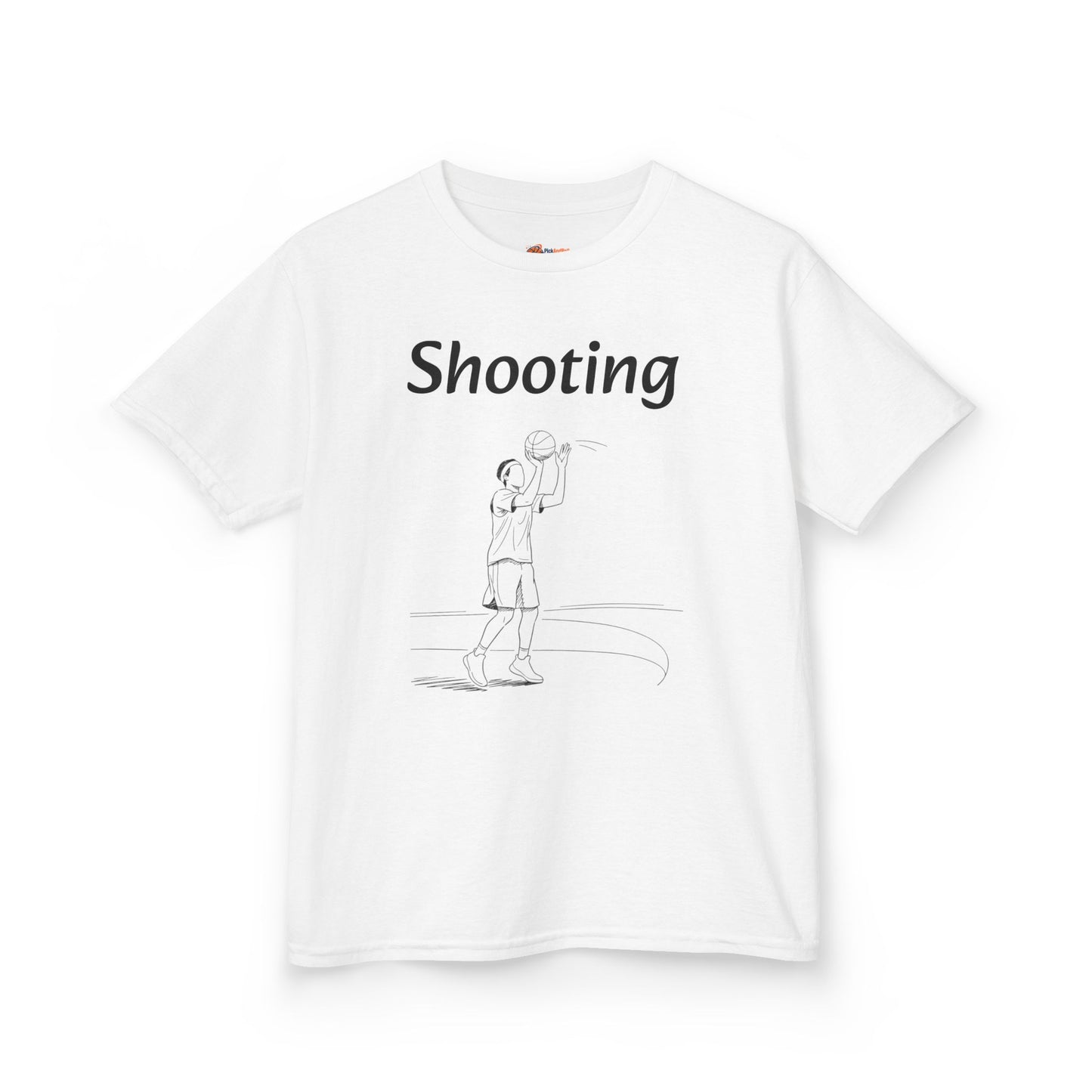 Kids Shooting Tee for Young Athletes.
