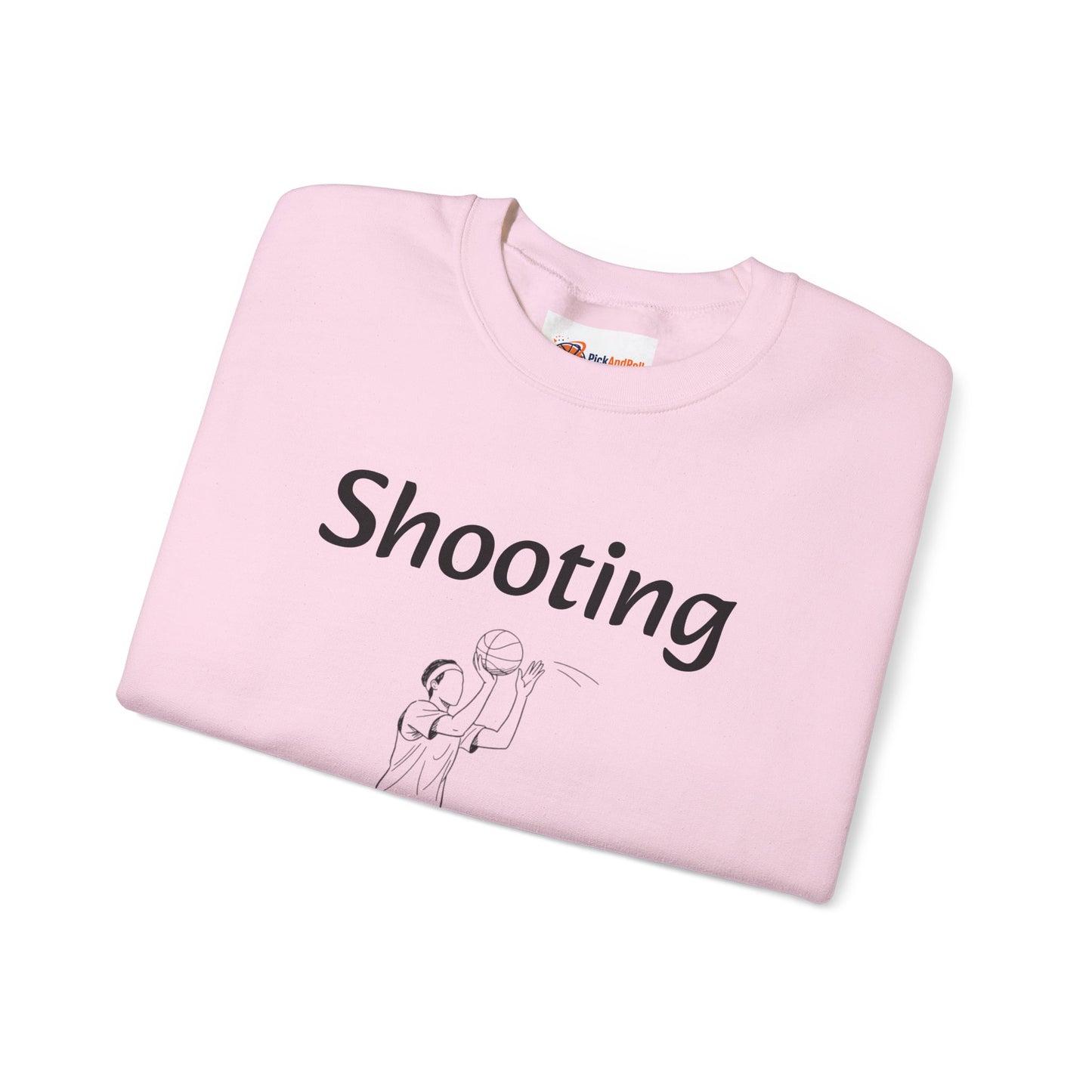 Unisex Heavy Blend™ Crewneck with Shooting Design.