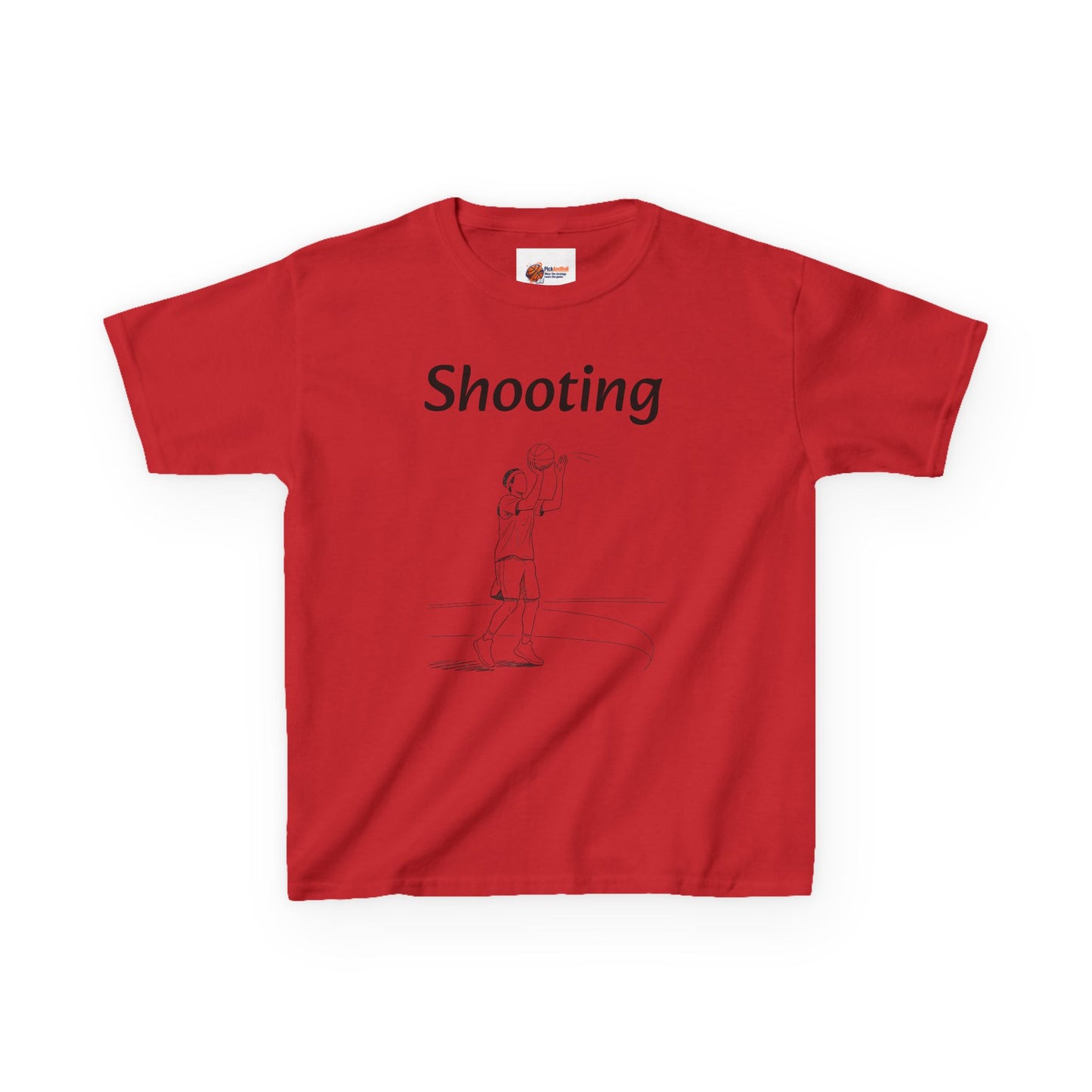 Kids Shooting Tee for Young Athletes.