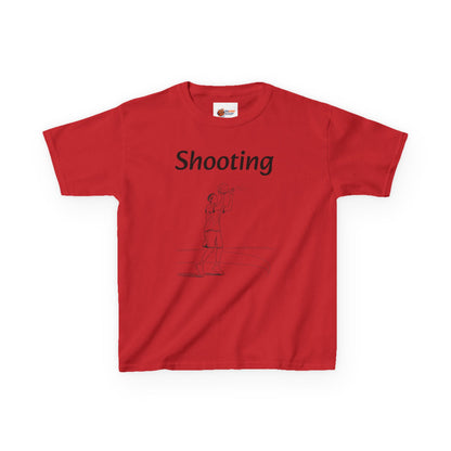Kids Shooting Tee for Young Athletes.