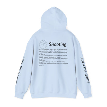 Unisex Heavy Blend Sweatshirt with Shooting Design.