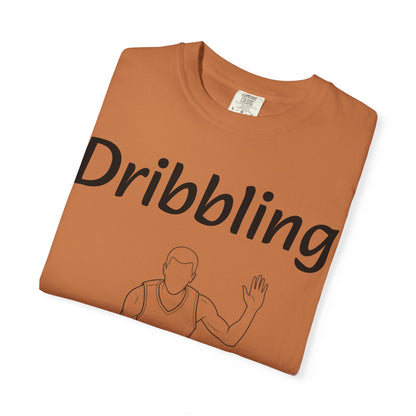 Basketball Dribbling T-Shirt, Unisex Athletic Tee.