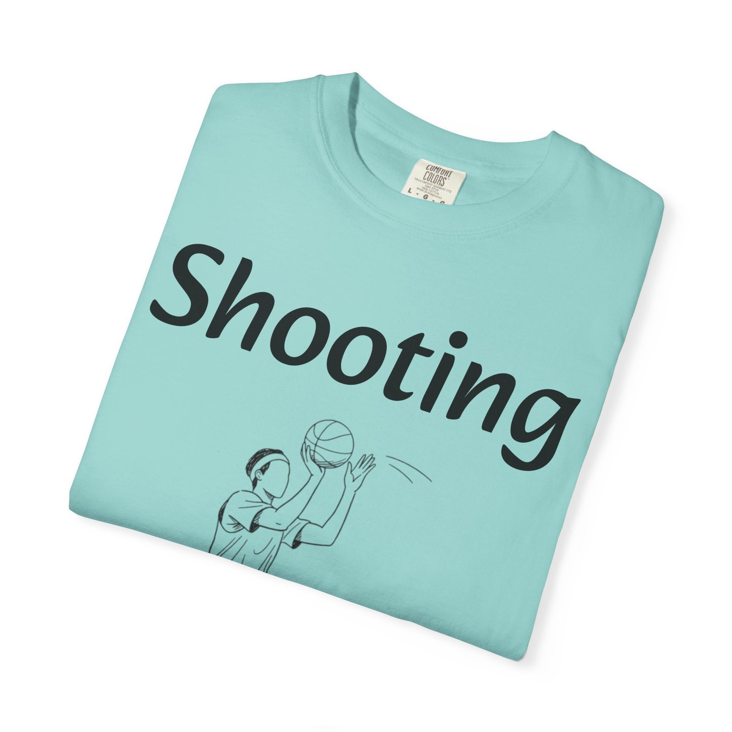 Unisex Athletic Tee with Shooting Design