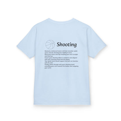 Kids Shooting Tee for Young Athletes.