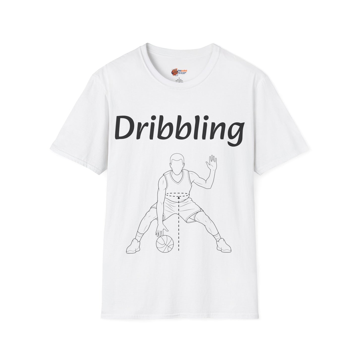 Unisex Graphic Tee with Dribbling Design