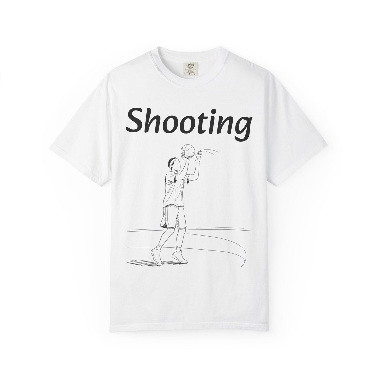 Unisex Athletic Tee with Shooting Design