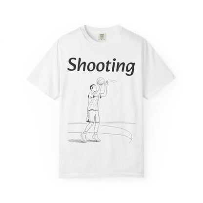 Unisex Athletic Tee with Shooting Design