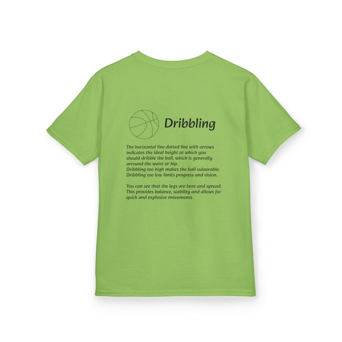 Kids Dribbling Tee for Young Athletes.
