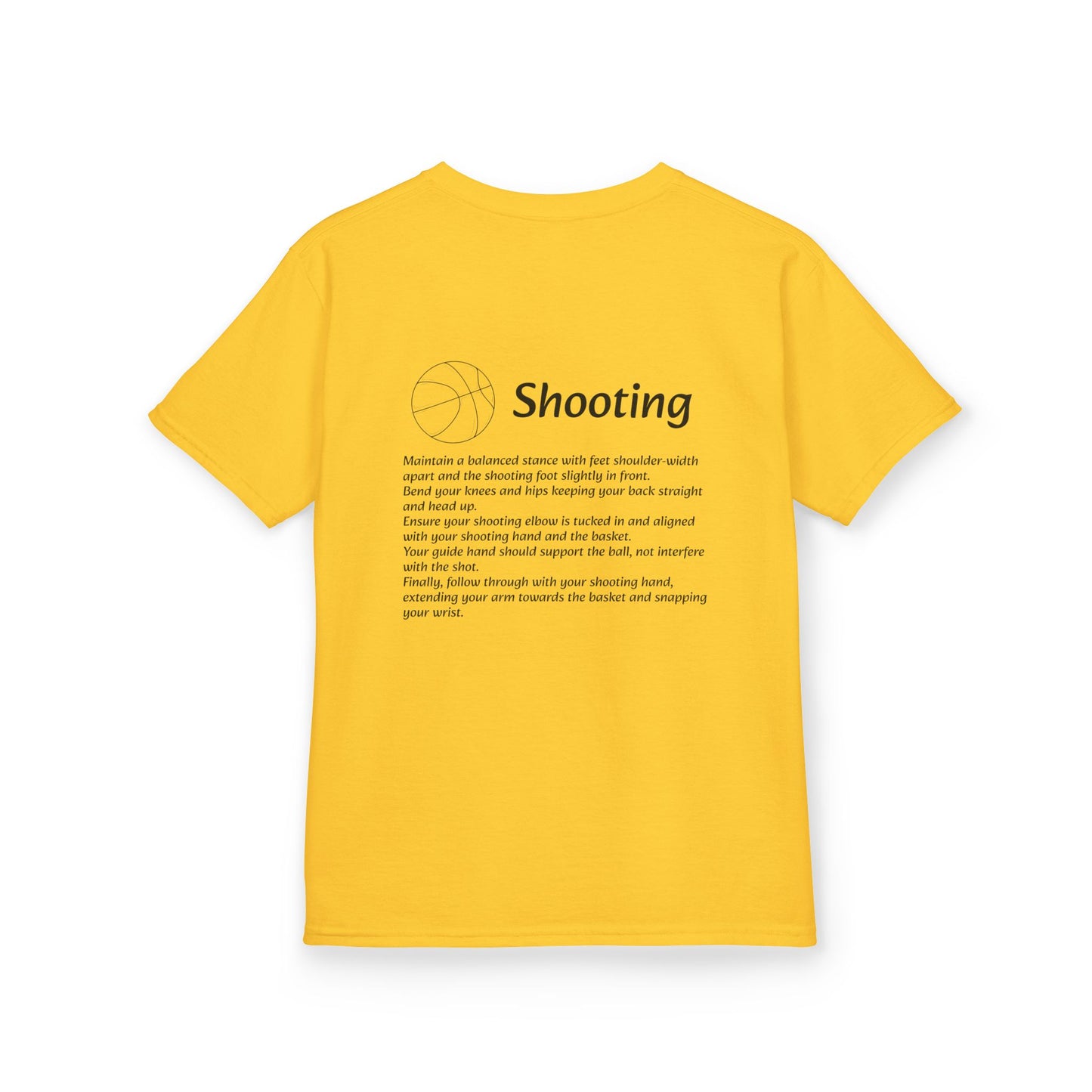 Kids Shooting Tee for Young Athletes.