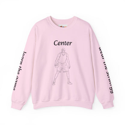 Unisex Heavy Blend™ Crewneck Center.