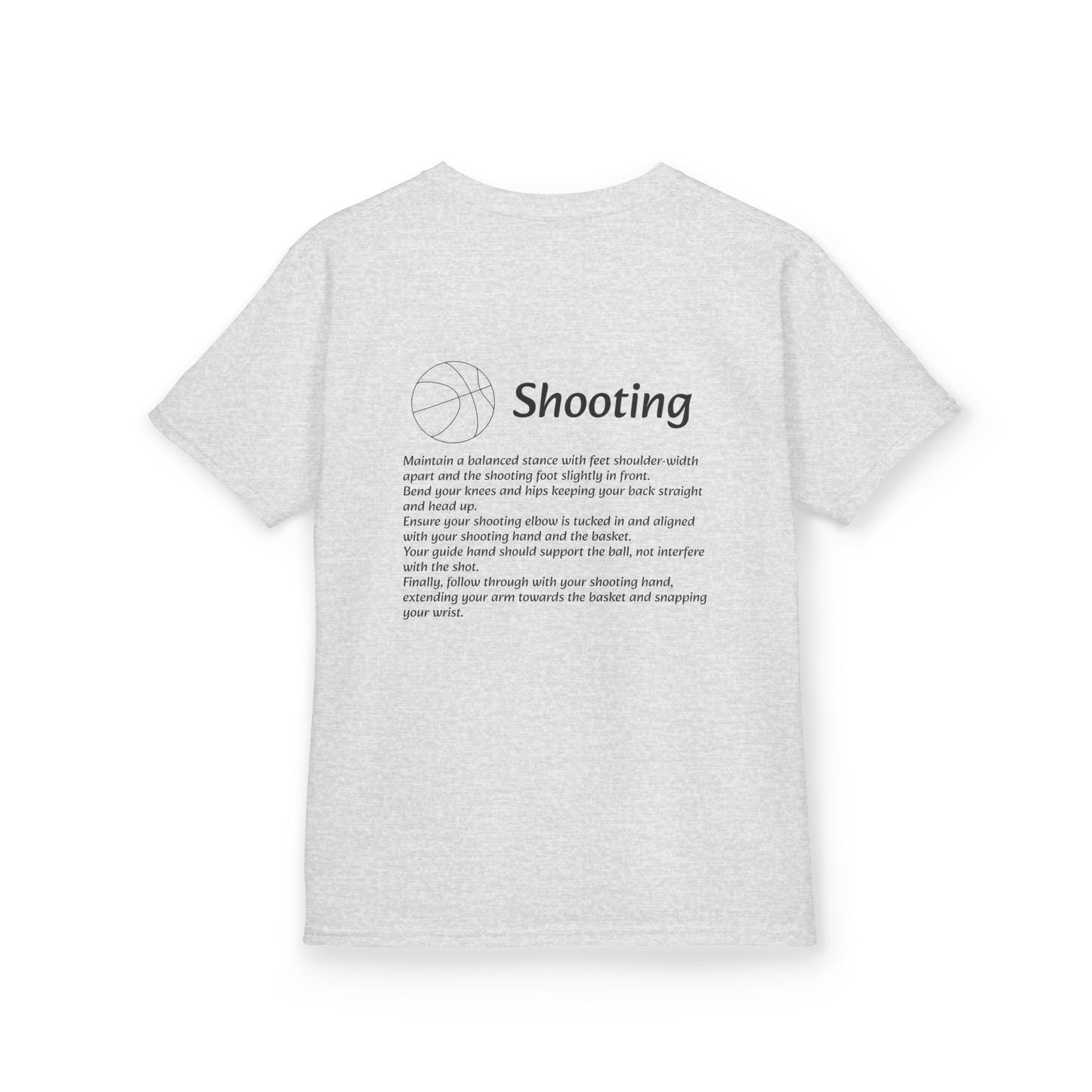 Kids Shooting Tee for Young Athletes.