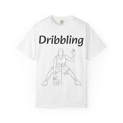 Basketball Dribbling T-Shirt, Unisex Athletic Tee.